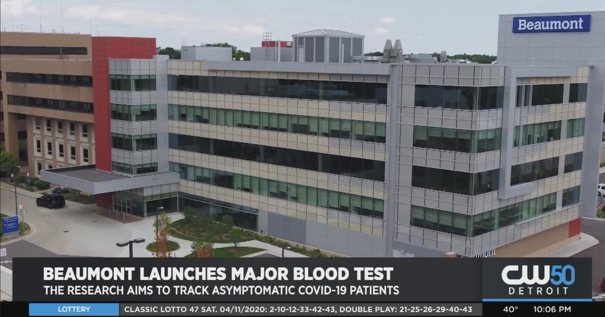 Beaumont Launches Major Blood Test, Aims To Track Asymptomatic Covid19