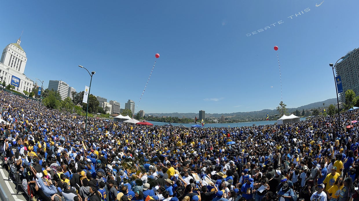 Warriors parade 