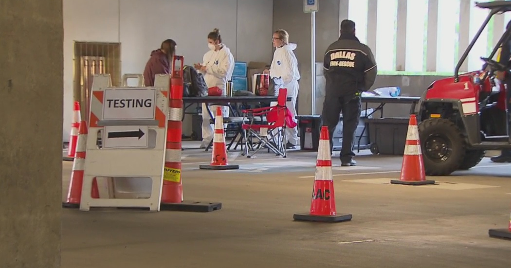 Behind-The-Scenes Look At Coronavirus Community-Based Testing Site In ...