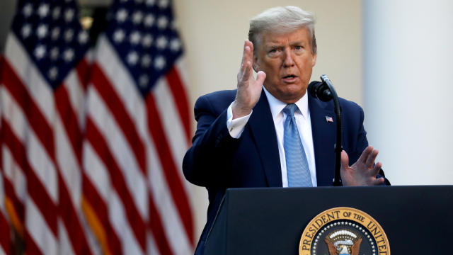 U.S. President Trump leads daily coronavirus response briefing at the White House in Washington 