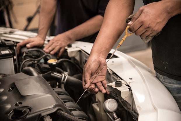 mechanic oil change car repair 