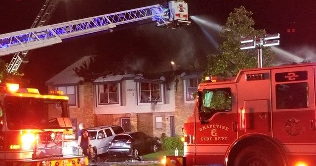Residents Run From Their Homes After Early Morning Fire In Grapevine