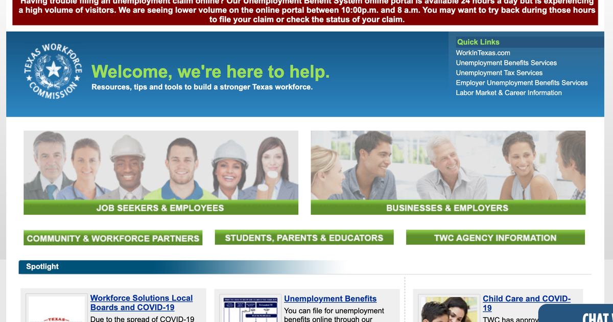 Texas Workforce Commission: Some Choosing Not To Return To Work Due To ...