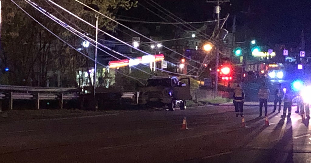 Power Lines Down After Truck Crashes Into Pole Along Route 51 In ...