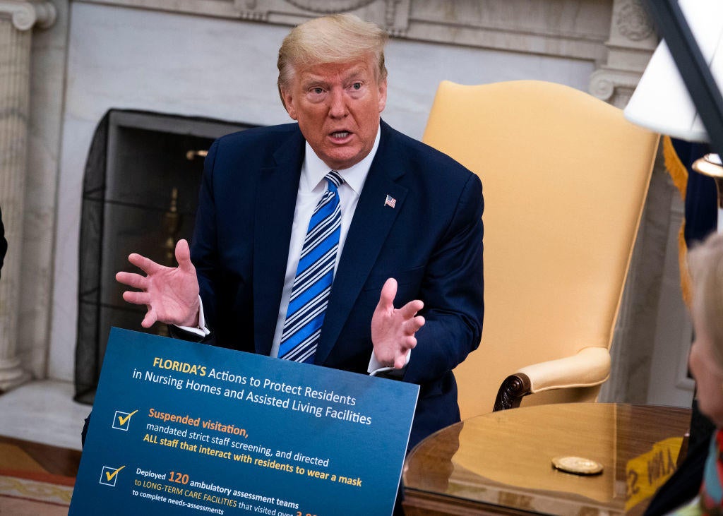 coronavirus trump 