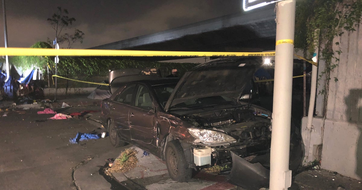1 Killed, 2 Hurt After Car Plows Into South LA Homeless Encampment ...