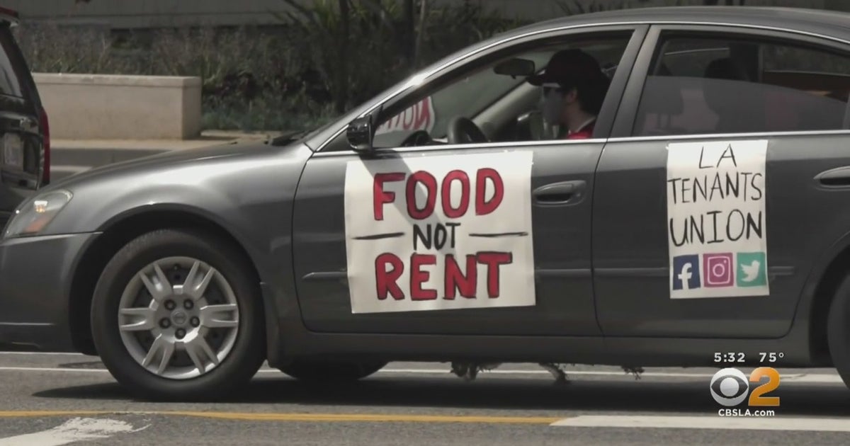 Coronavirus Tenants Surround LA City Hall Demanding Cancelation Of All