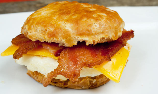 North Carolina — Bacon, egg and cheese biscuit 