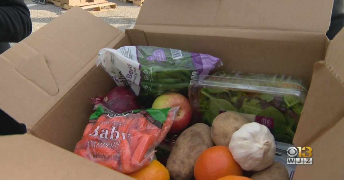 Y In Central Maryland Holding Produce Distribution Event Monday CBS