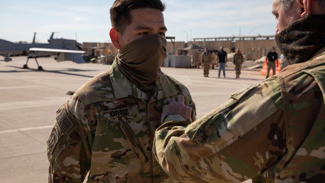 Purple Heart medals presented to Soldiers of the 34th Expeditionary Combat Aviation Brigade 