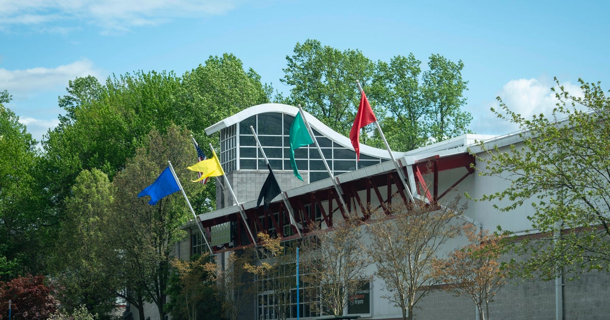 An ice rink in Maryland has become a temporary morgue - CBS News