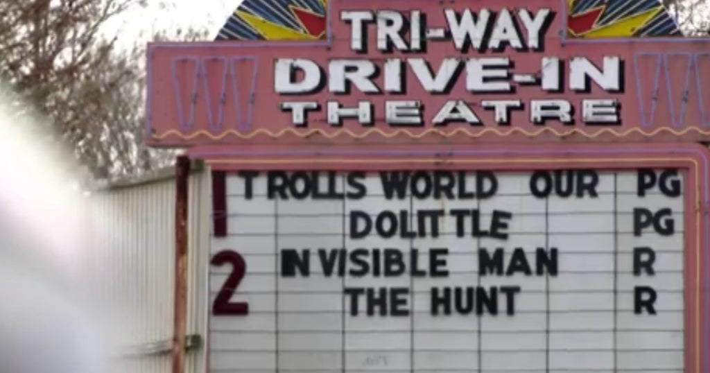 Drive-In Movie Theaters Making A Comeback Amid Coronavirus Crisis - CBS