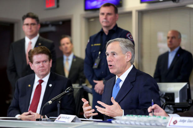 Texas Governor Abbott And Local Officials Hold Press Conference On Coronavirus 