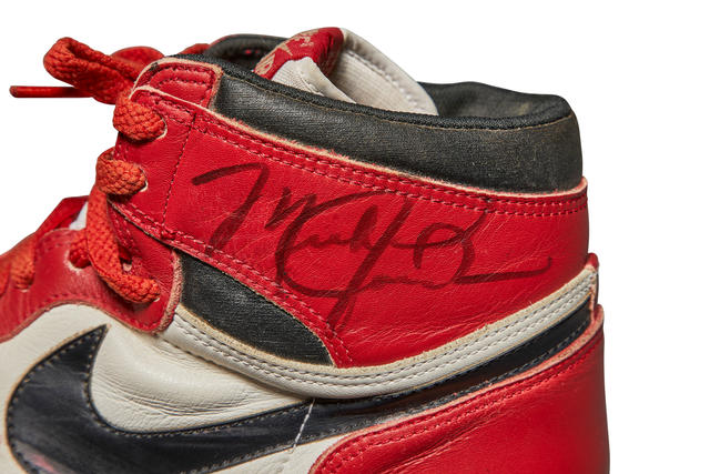 Michael Jordan's game-worn 1998 Air Jordans sell at auction for