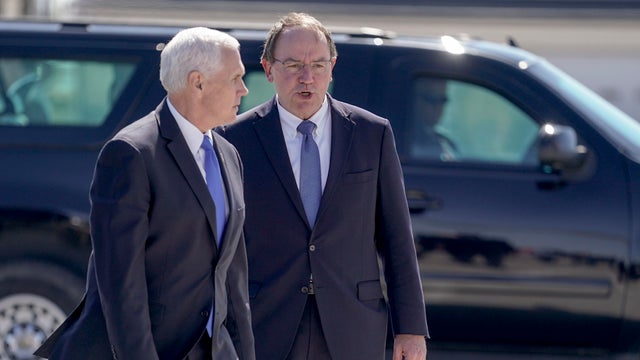 Virus Outbreak Wisconsin Pence 