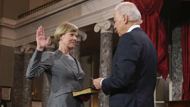 Vice President Biden Holds Senate Ceremonial Swearing In 