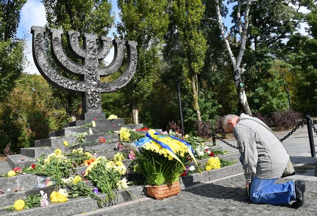 UKRAINE-HOLOCAUST-MEMORIAL 