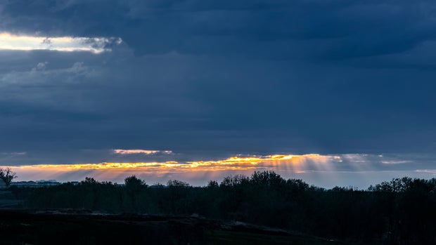 Sunrise Crepuscular Rays 