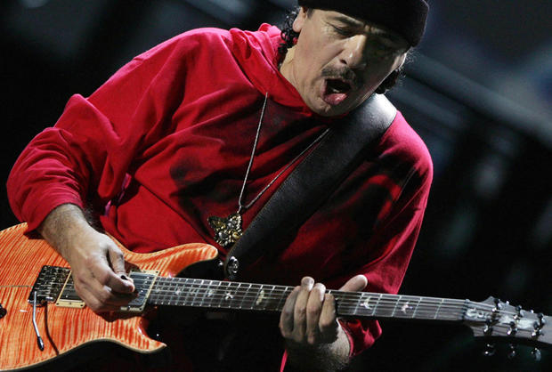 Mexican musician Carlos Santana performs 