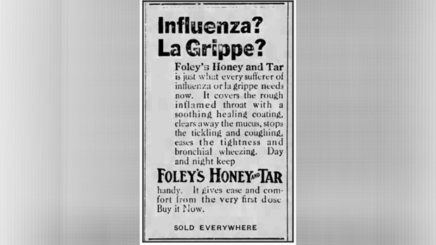 1918 Newspaper Ad 