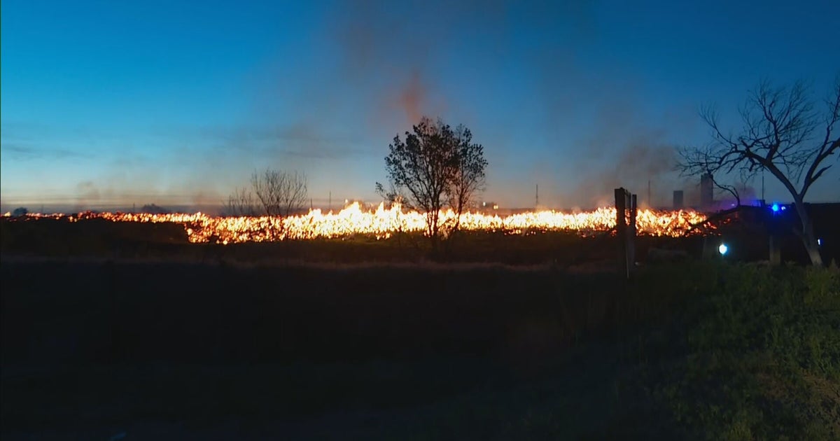 2 Separate Grass Fires Combine, Spread To Wood Pile In Commerce City