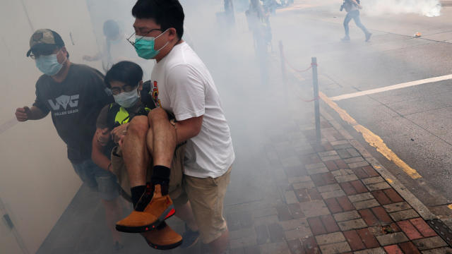 Anti-Government Protests Continue in Hong Kong 