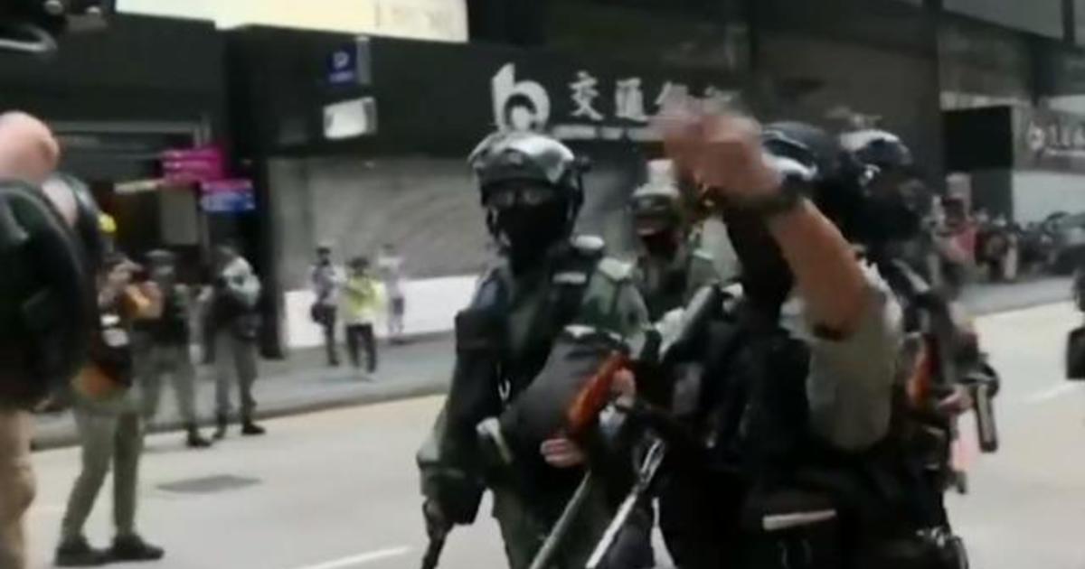 Hundreds Arrested In Hong Kong Pro Democracy Protests Cbs News 0473