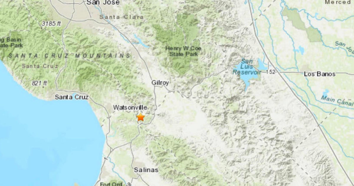 3.4 Magnitude Earthquake Hits Near Gilroy, San Juan Bautista - CBS San ...