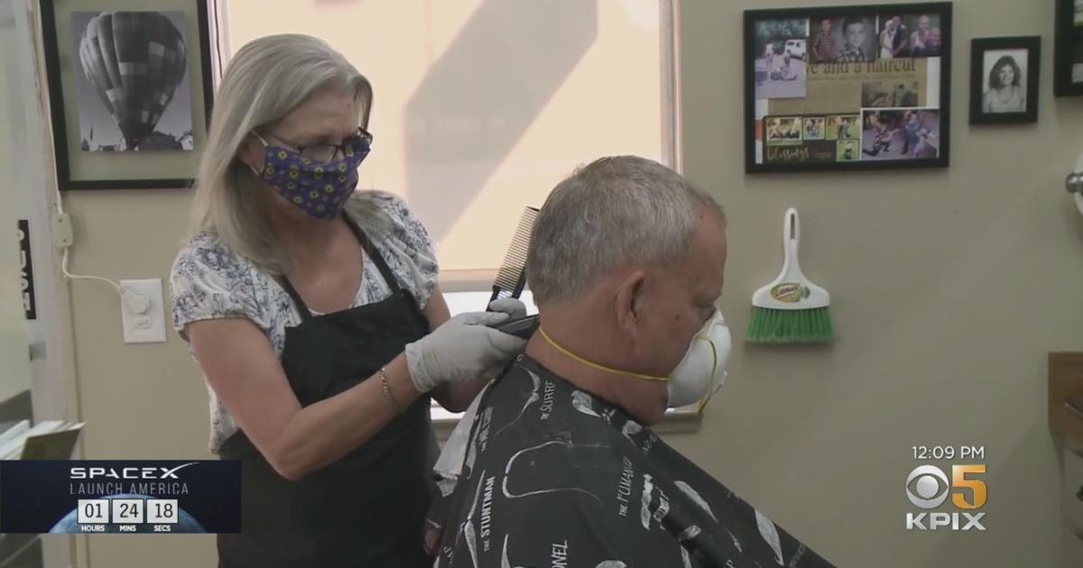 Napa Hair Salons Barbershops Reopen For First Time In Over Two Months Cbs San Francisco