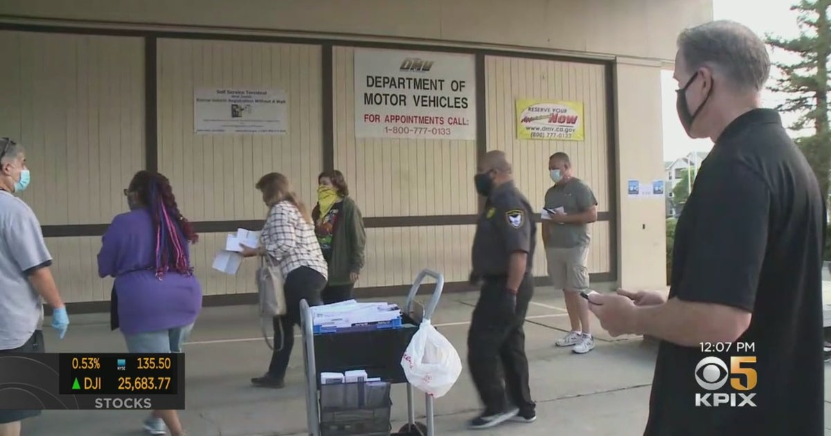 Some Bay Area DMV Offices Reopen For Customers With Existing