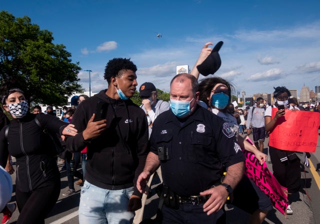 Black Lives Matter Protests Continue Around Detroit 