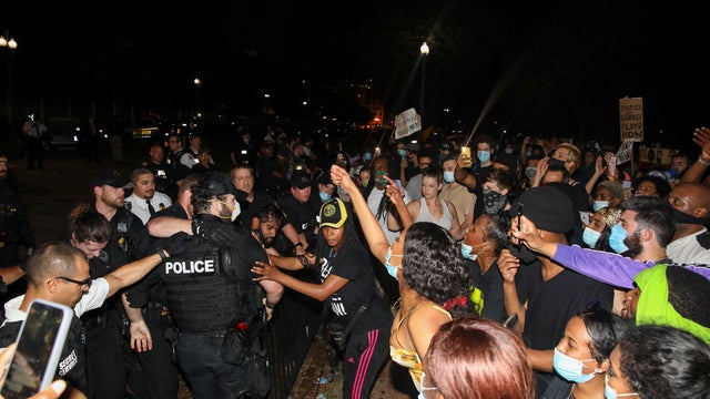 Protesters Demonstrate In D.C. Against Death Of George Floyd By Police Officer In Minneapolis 