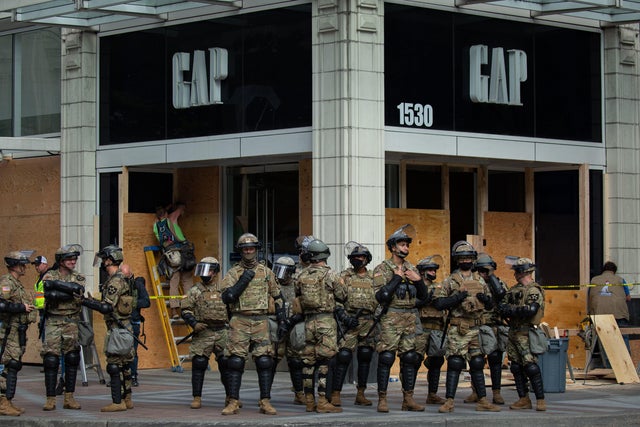 Protestors In Seattle Rally Against Police Brutality In Death Of George Floyd