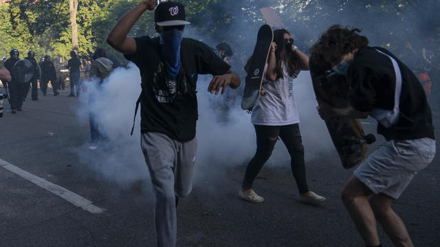 Protesters Demonstrate In D.C. Against Death Of George Floyd By Police Officer In Minneapolis 