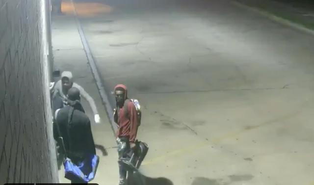 Surveillance image of firearms theft suspects