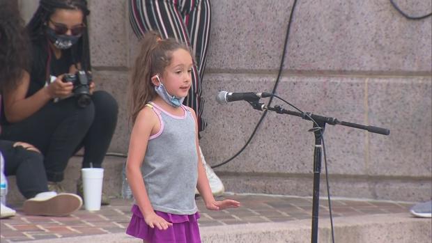 kids speak at rally 
