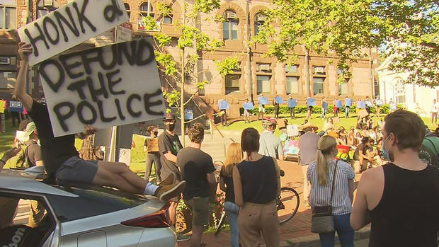 Cambridge police protest 