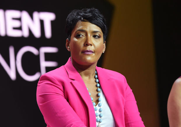 Atlanta Mayor Keisha Lance Bottoms is seen at the Essence Festival at the Ernest N. Morial Convention Center on July 7, 2018, in New Orleans, Louisiana. 