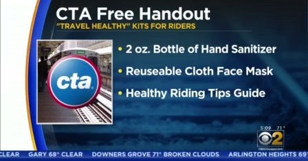 CTA Giving Away 'Travel Healthy' Kits To Riders - CBS Chicago