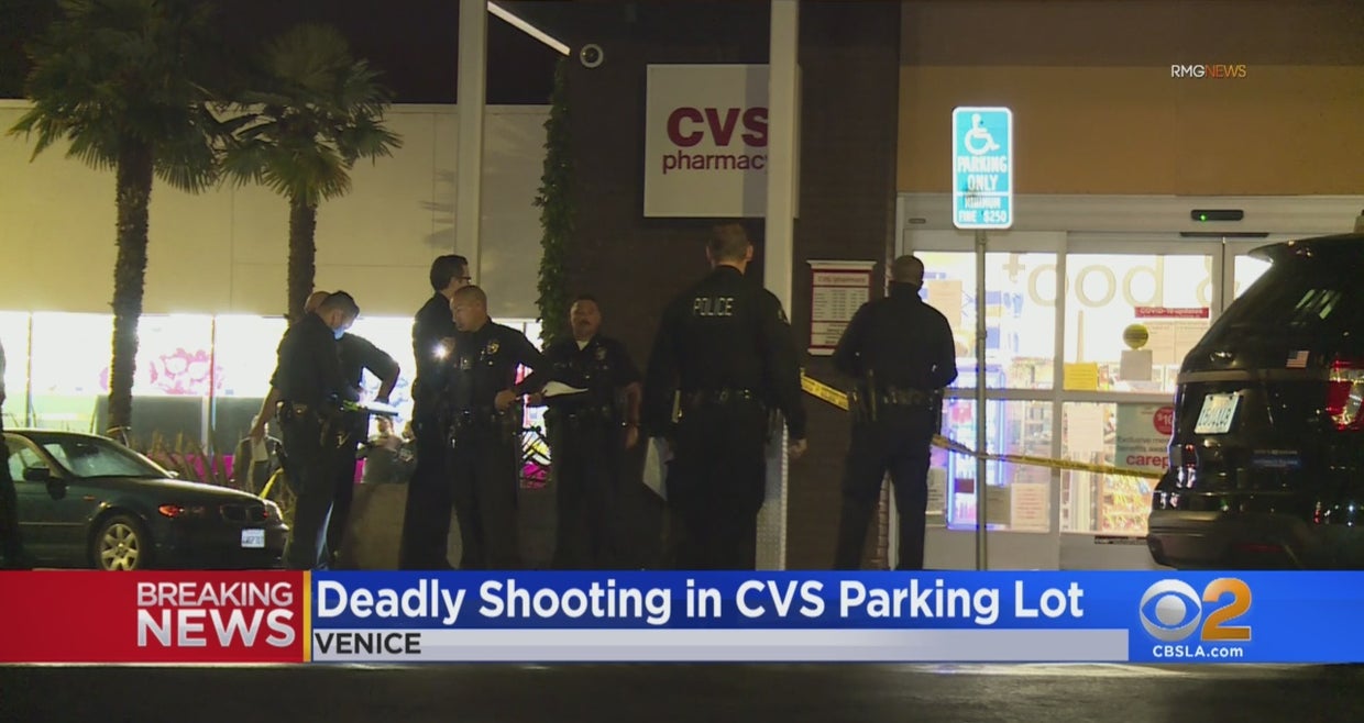 2 Men Shot, Killed In Parking Lot Of Venice CVS; Suspect At Large CBS