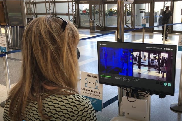 Thermal Cameras That Hunt For Fevers Go Live At LAX Tuesday 