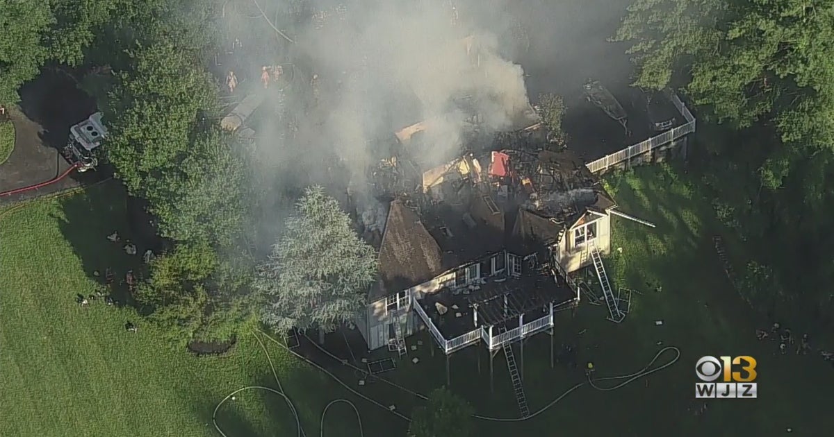 Baltimore County Fire Crews Extinguish Massive House Fire In Glen Arm - CBS Baltimore Baltimore County Fire Crews Extinguish... 