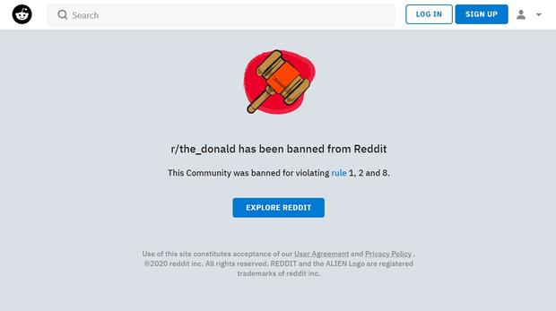 Reddit The Donald Banned 