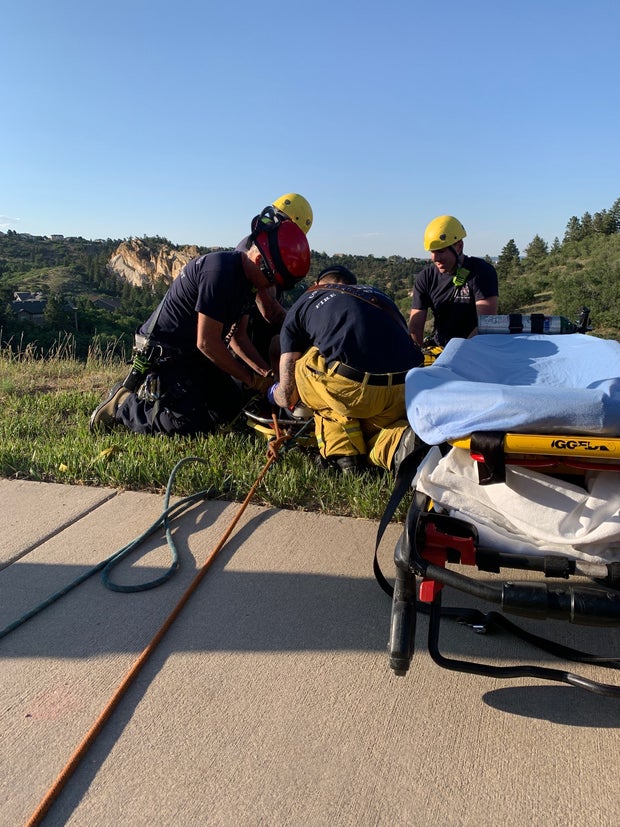 MOTORCYCLIST THROWN 3 