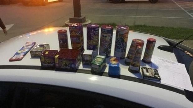 Fireworks confiscated in Dallas 