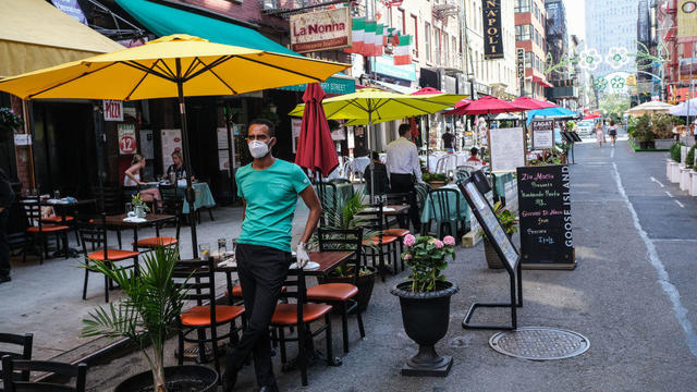 New York City Opens Up Streets To Outdoor Dining As COVID-19 Cases Ease 