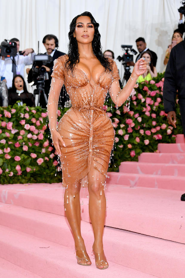 Kim Kardashian West: Corseted and covered in crystals 