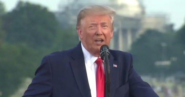 video of trumps 4th of july
