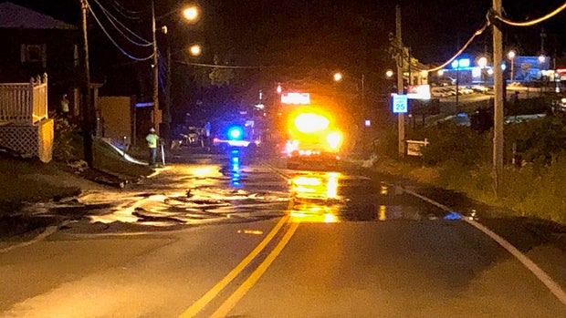 Mifflin Road Water Main Break 