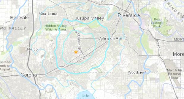 3.0-Magnitude Earthquake Shakes Riverside 